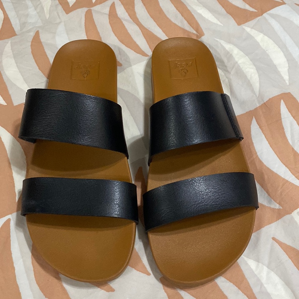 Reef Sandals Black Size 8